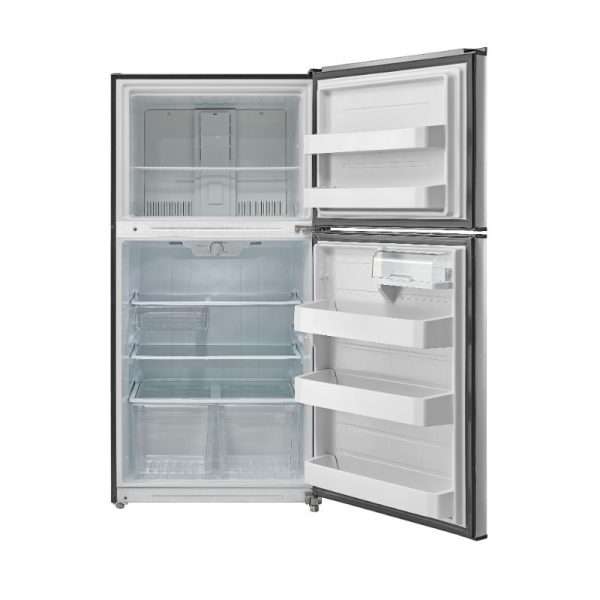 Midea 594L Upright Fridge/Freezer Stainless Steel - HS-772FWE(SL)