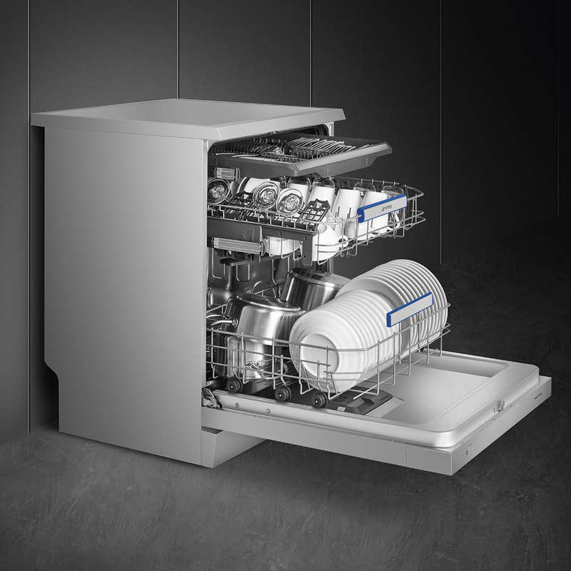 Smeg 60cm Stainless Steel 15PL Dishwasher - DW83TXSA