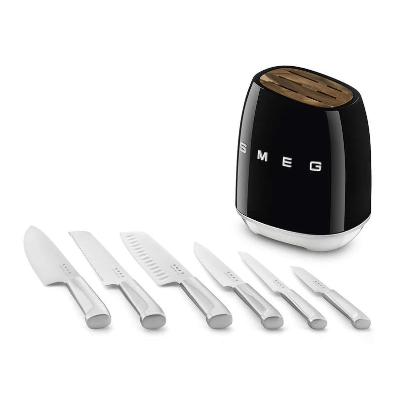 Smeg 50's Style Knife Block Set