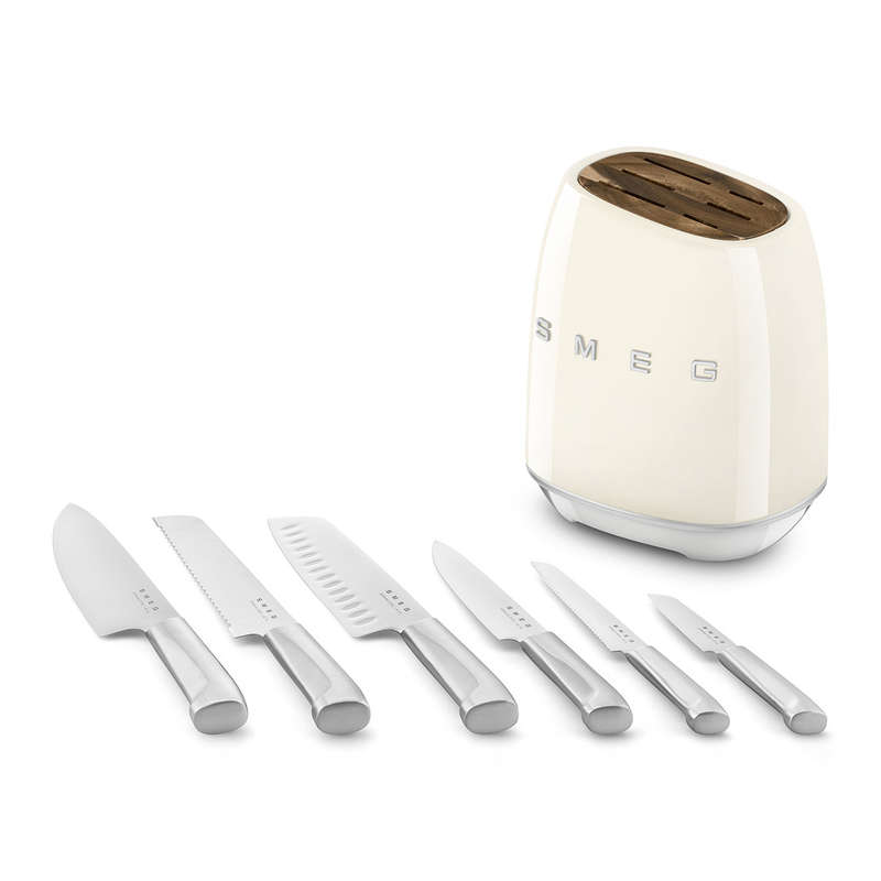 Smeg 50's Style Knife Block Set