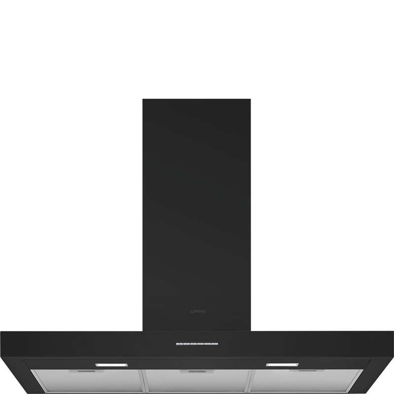 Smeg 90cm Extractor  Black KBT900NE