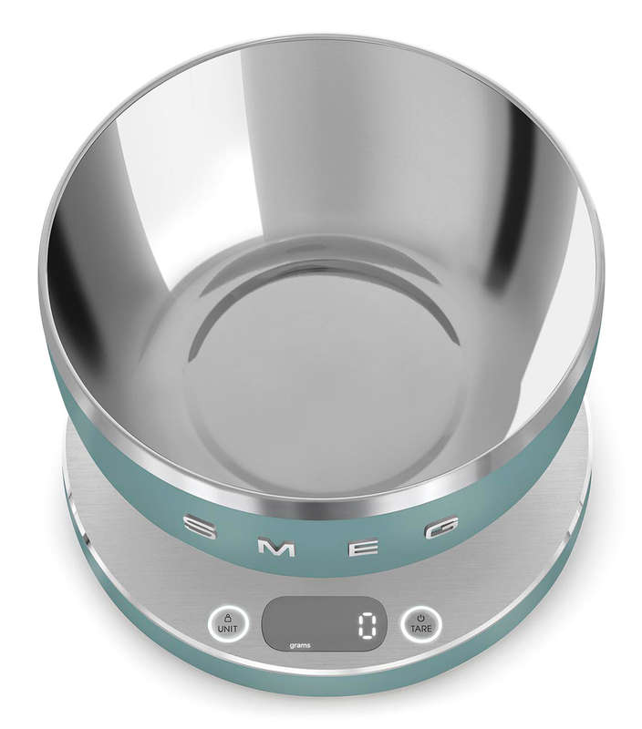 Smeg Digital Kitchen Scale 5kg Emerald Green KSC01EGMWW