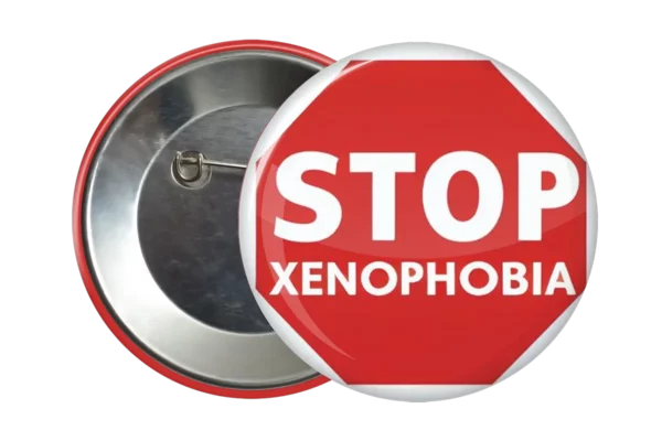 Stop Xenophobia - Social Justice Accessory Badge