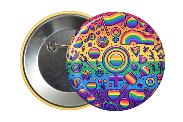 LGBTQ Pride Rainbow Flag Accessory Badge