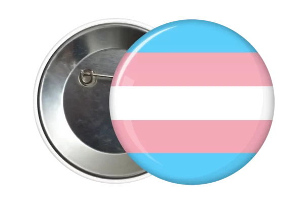 LGBTQ Trans Flag Badge Accessory