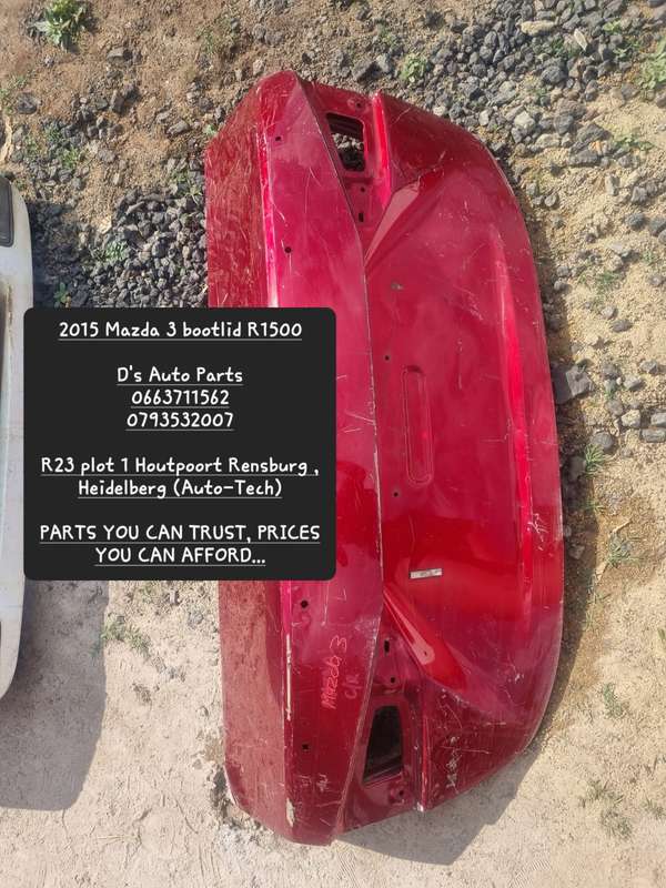 2015 mazda 3 Bootlid - Used