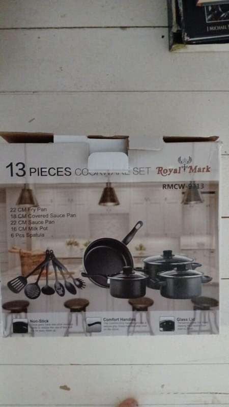 13 PIECES COOKWARE SET