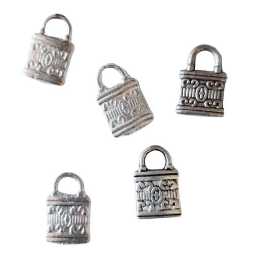 Charm lock finding 13x8mm