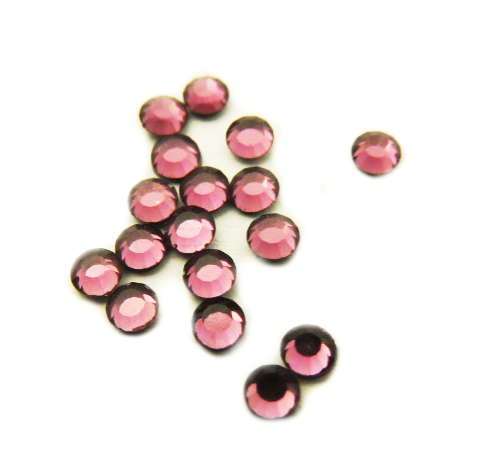 10x Swarovski Crystal hotfix, Amethyst, 2mm