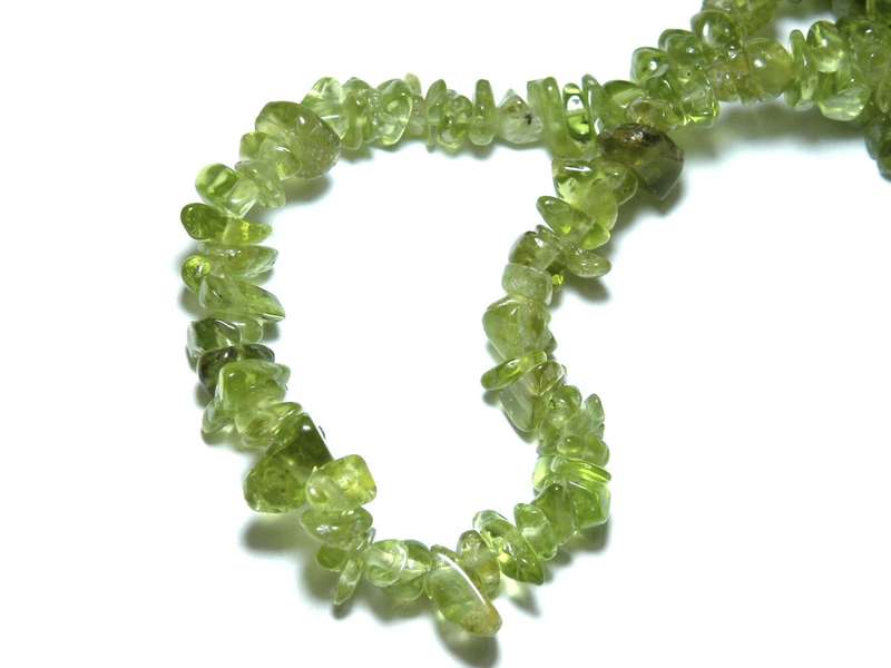 Peridot Chip string, 80cm