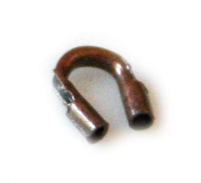40x Cable thimble bronze/copper colour. 4.5mm