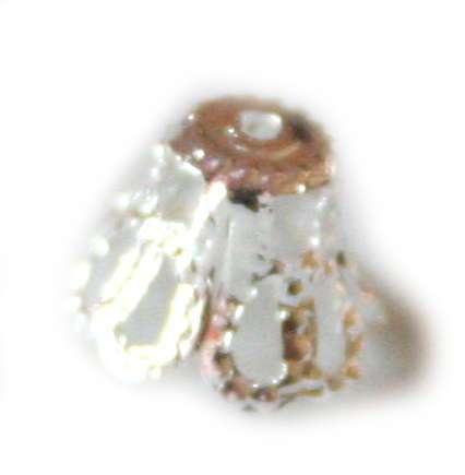 50 x Lamp shade bead cap, 6mm, nickel free