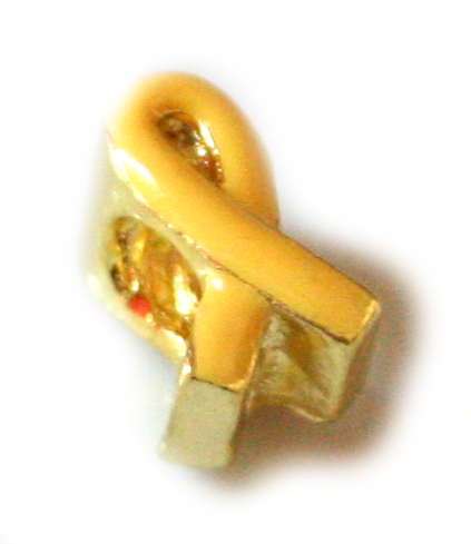2x Ribbon bead, yellow w gold base, 12mm, fits Pandora bracelets