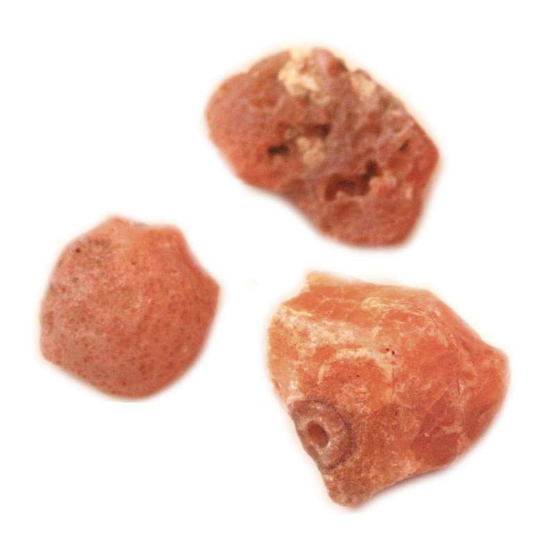 Pink carnelian rough stone, 2-3 cm large - Silver Hills 0.05kg