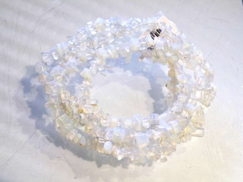 Opalite chip string, 80cm