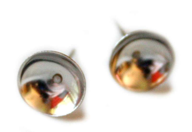 10x Earring pair, 10mm cup