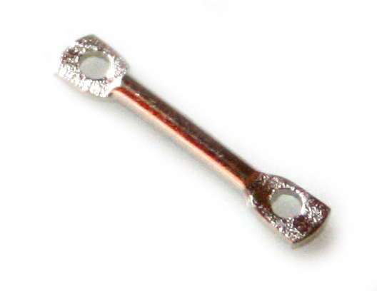 20x Plain cut tube spacer w 2 holes, 12mm