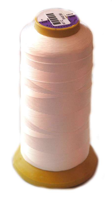 Nylon thread for pearl stringing, size 3, white