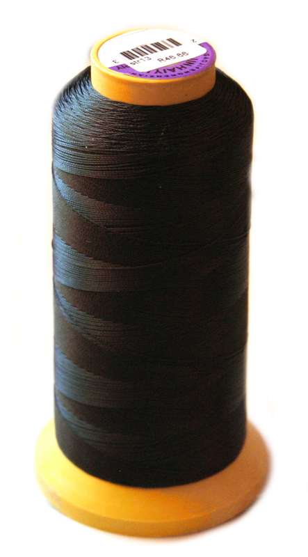 Nylon thread for pearl stringing, size 3, black