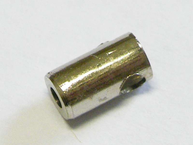 10 x End cap for cellphone string in silver color 3.7x6.7mm