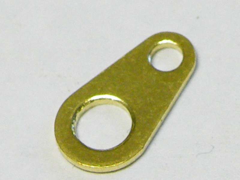 20x Blank gold Hallmark Tag, ready for hallmarking 9mm