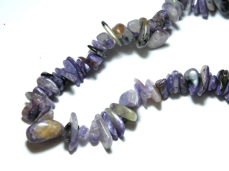 Charoite Chip String, A grade, 80cm