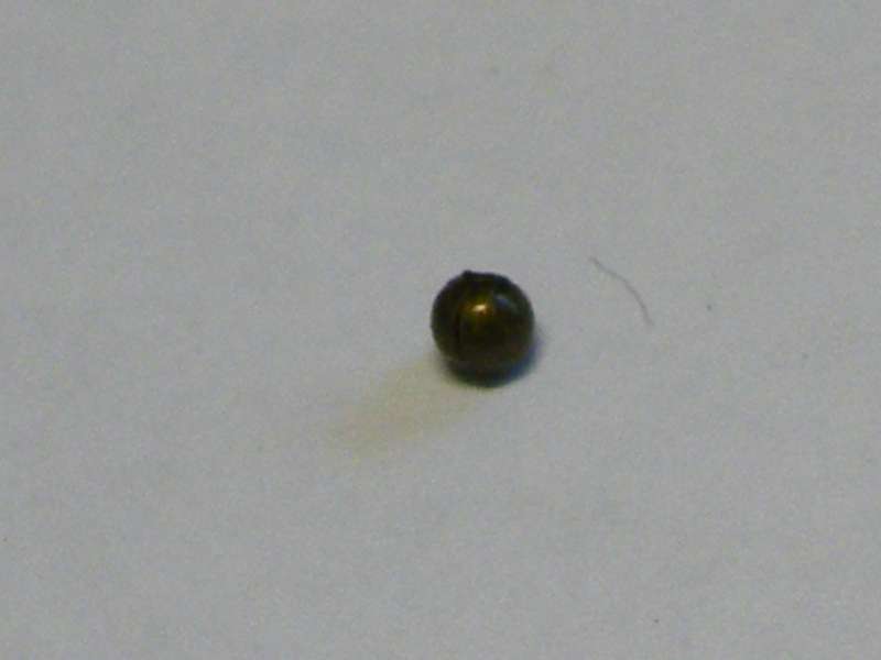 150x Bronze 1.8mm Metal Bead with 0.8mm hole