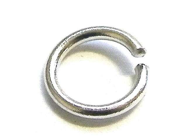 10 x Silver Jump Rings size 10mm, 1mm thickness, 8mm ID