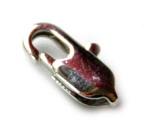 4 x Nickel free lobster clasp, 12mm