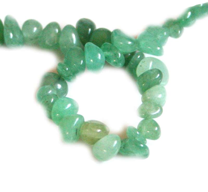 Aventurine chip string, 80cm