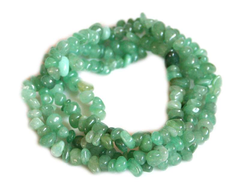 Aventurine chip string, 80cm