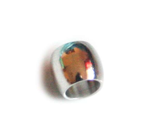 4 x Nickel free barrel bead, 5x7mm