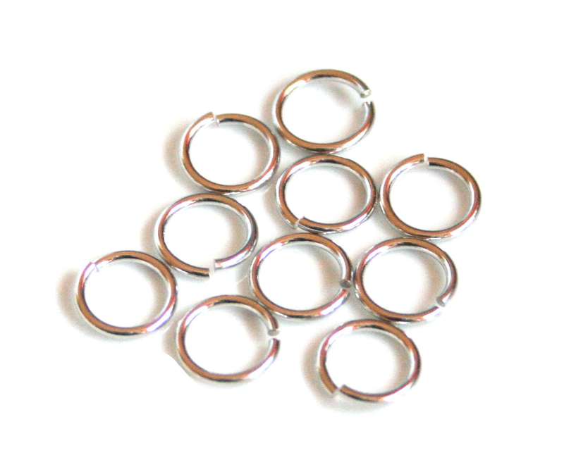 20 x Nickel free jumpring, 1.2x10mm