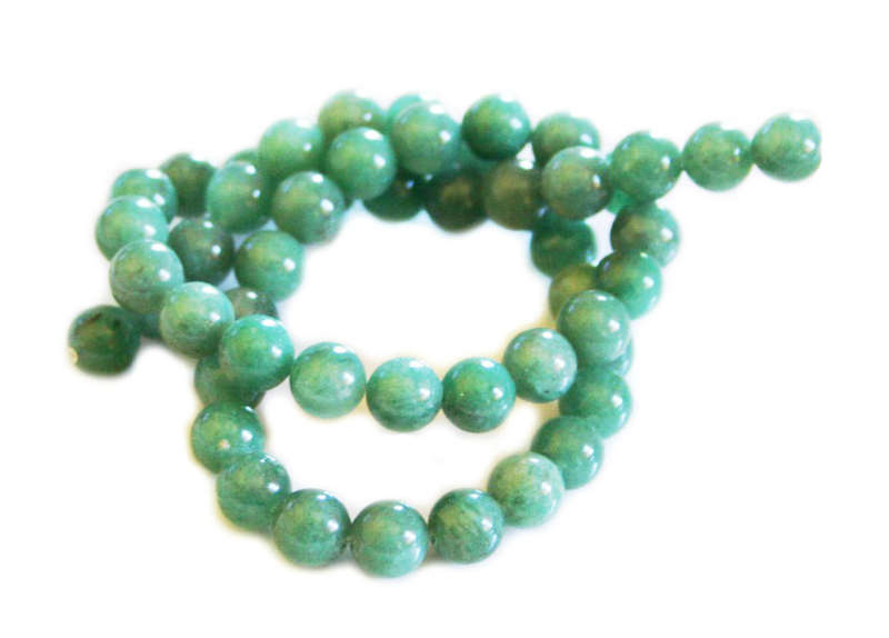 Green Aventurine string, round, 8mm, 40cm
