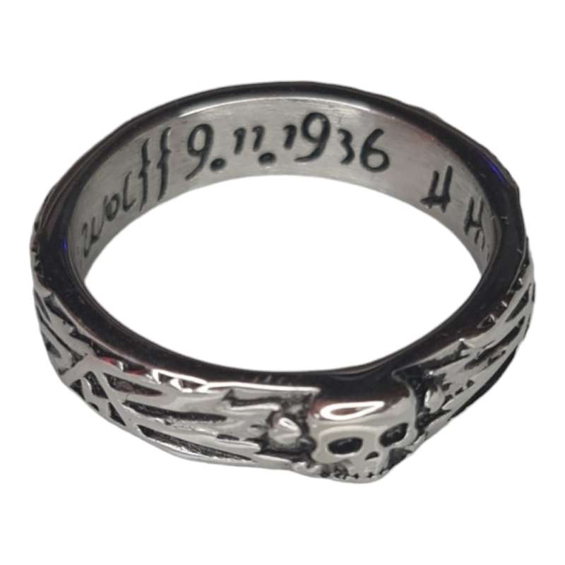 Stainless steel skull ring, assorted sizes
