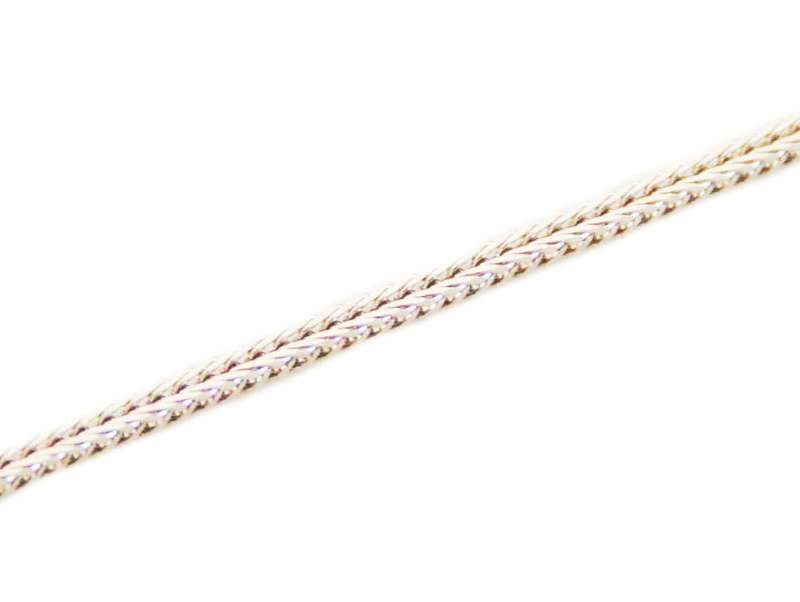 Wheat chain in 925 silver, 1.5mm, 45cm