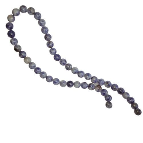 Sodalite Bead string, round, 8mm, 40cm