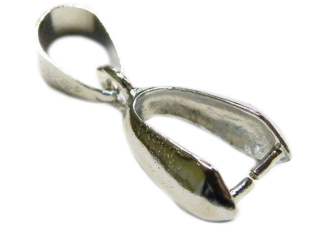 2 x Stainless steel bail w hoop, 18mm - Silver Hills