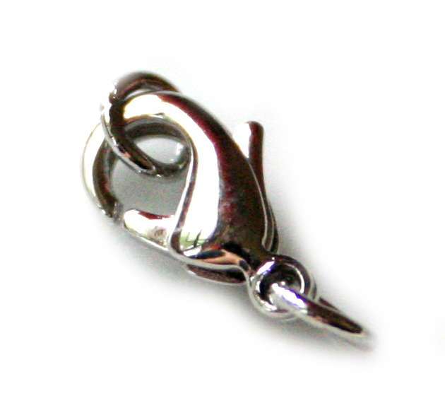 4 x Nickel free lobster clasp, 12mm