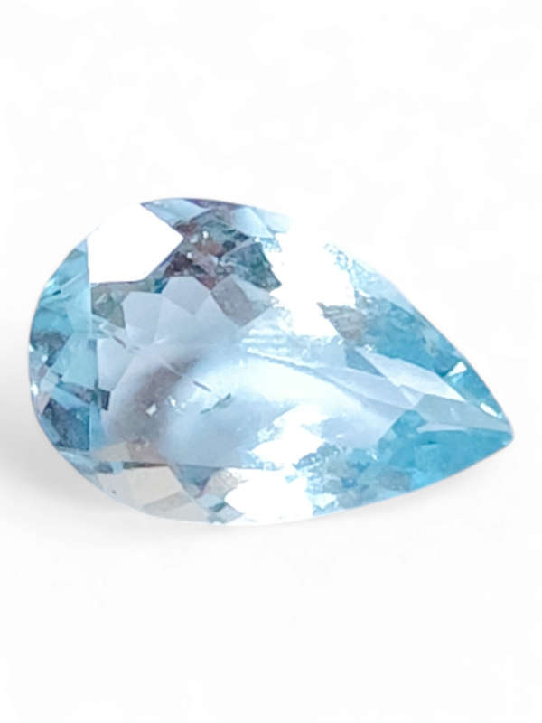 Aquamarine, pear cut, 1.170ct, 6.5x9mm