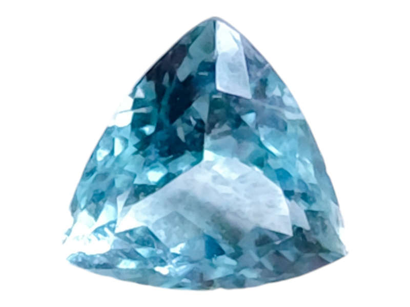 Aquamarine, trillion cut, 1.79ct, 8.5mm