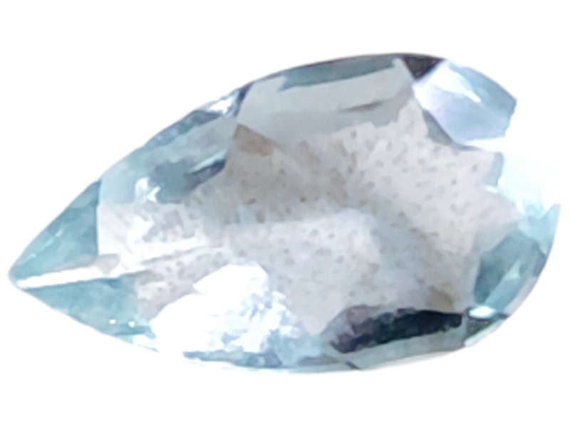 Aquamarine, pear cut, 1.355ct, 6x11mm