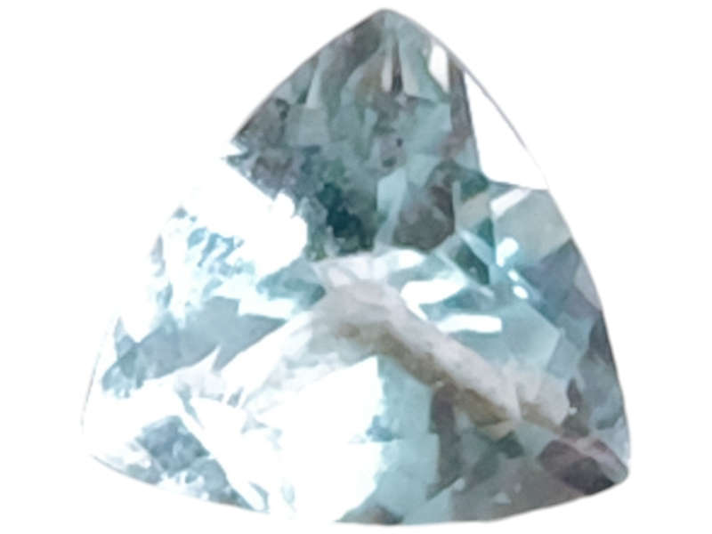 Aquamarine, trillion cut, 0.84ct, 7mm