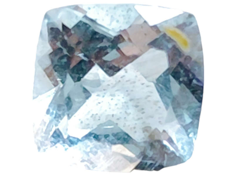 Aquamarine, cushion cut, 1.18ct, 7mm