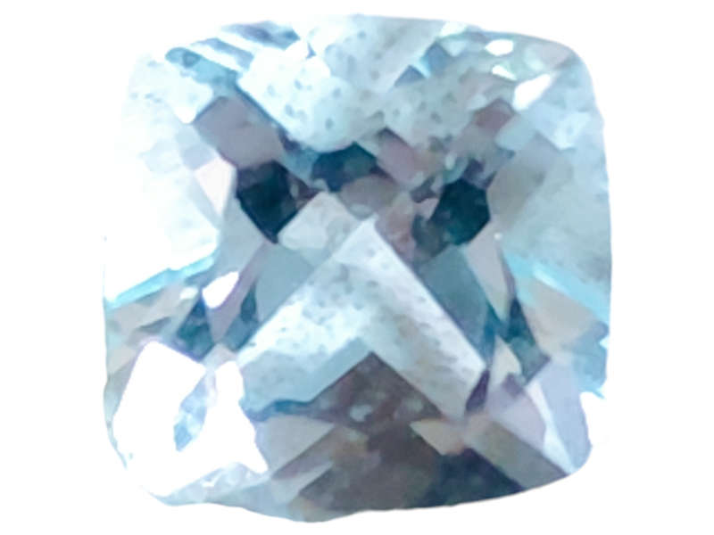 Aquamarine, cushion cut, 1.915ct, 8mm