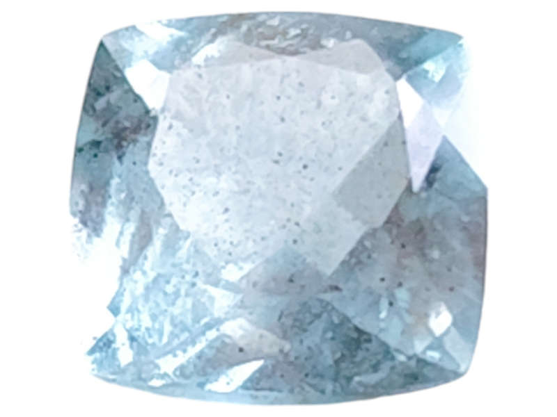 Aquamarine, cushion cut, 1.115ct, 7mm