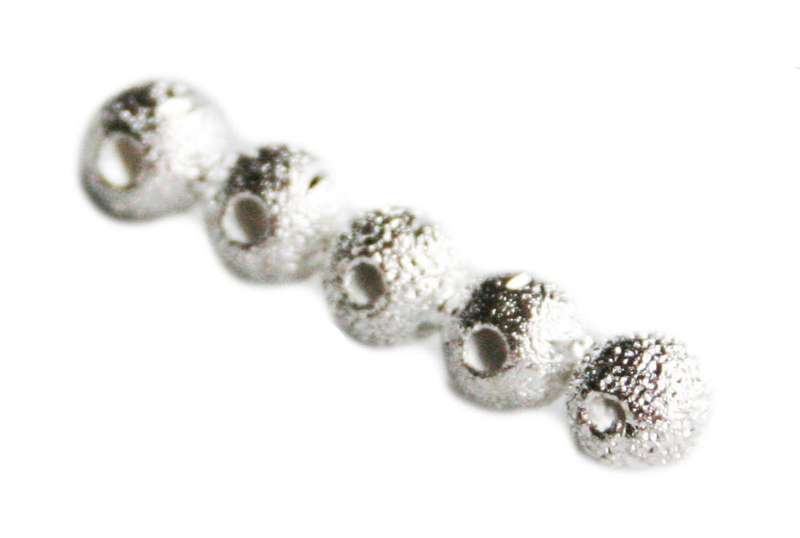 Nickel free bead spacer, 5-string, sandblasted, 5x26mm