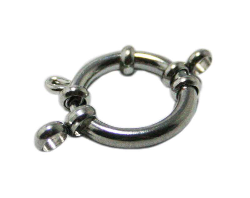Stainless steel signoretti clasp, 16mm