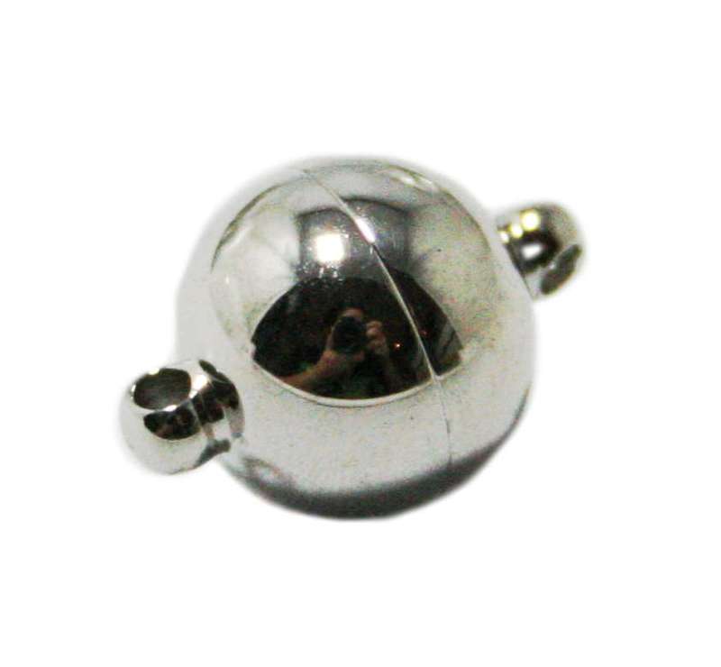 Stainless steel magnetic clasp, 12mm