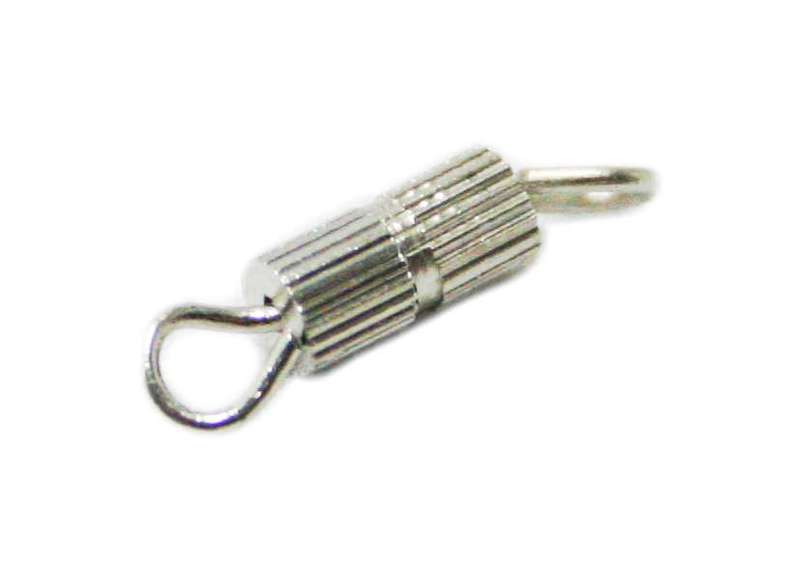 2x Nickel free screw-in clasp, 14mm